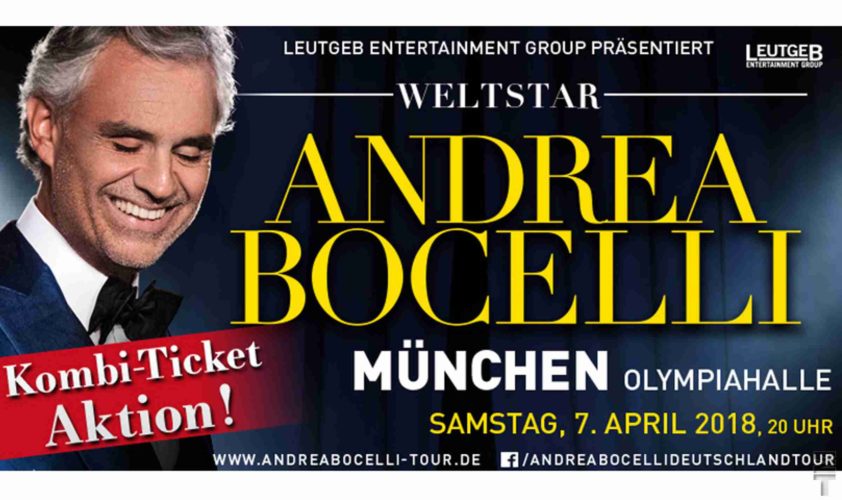 Andrea Bocelli – am 7. April 2018 in der Olympiahalle