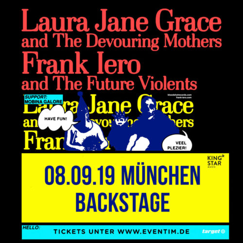 Laura Jane Grace & Frank Iero - am 8. September im Backstage
