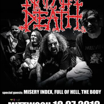 On The Brink of Extinction – Napalm Death im Backstage (Konzertbericht)