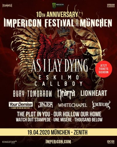 Impericon Festival 2020 – am 19. April im Zenith