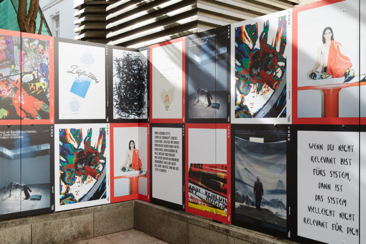 Welt ohne Kunst – Plakat-Aktion der Münchner Kammerspiele