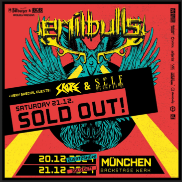 Emil Bulls – am 20./21. Dezember 2024 im Backstage